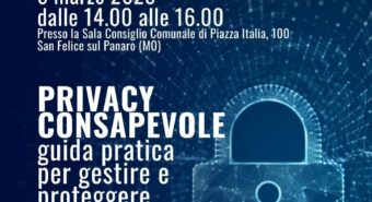 Privacy consapevole, se ne parla mercoledì 5 marzo a San Felice