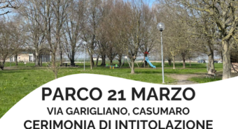 Casumaro, l’area verde di via Garigliano si chiamerà “Parco 21 Marzo”