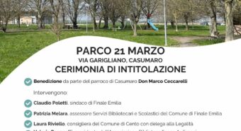 Casumaro, venerdì 21 marzo la cerimonia di intitolazione dell’area verde di via Garigliano
