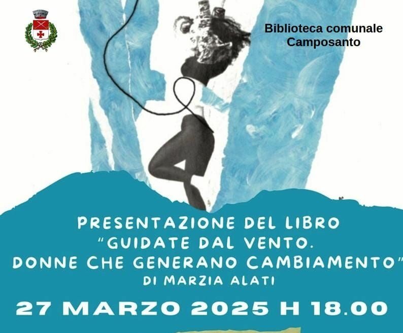 Camposanto, si presenta il libro “Guidate dal vento. Donne che generano cambiamento” di Marzia Alati