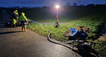 Maltempo, Protezione Civile al lavoro nella notte a Massa Finalese