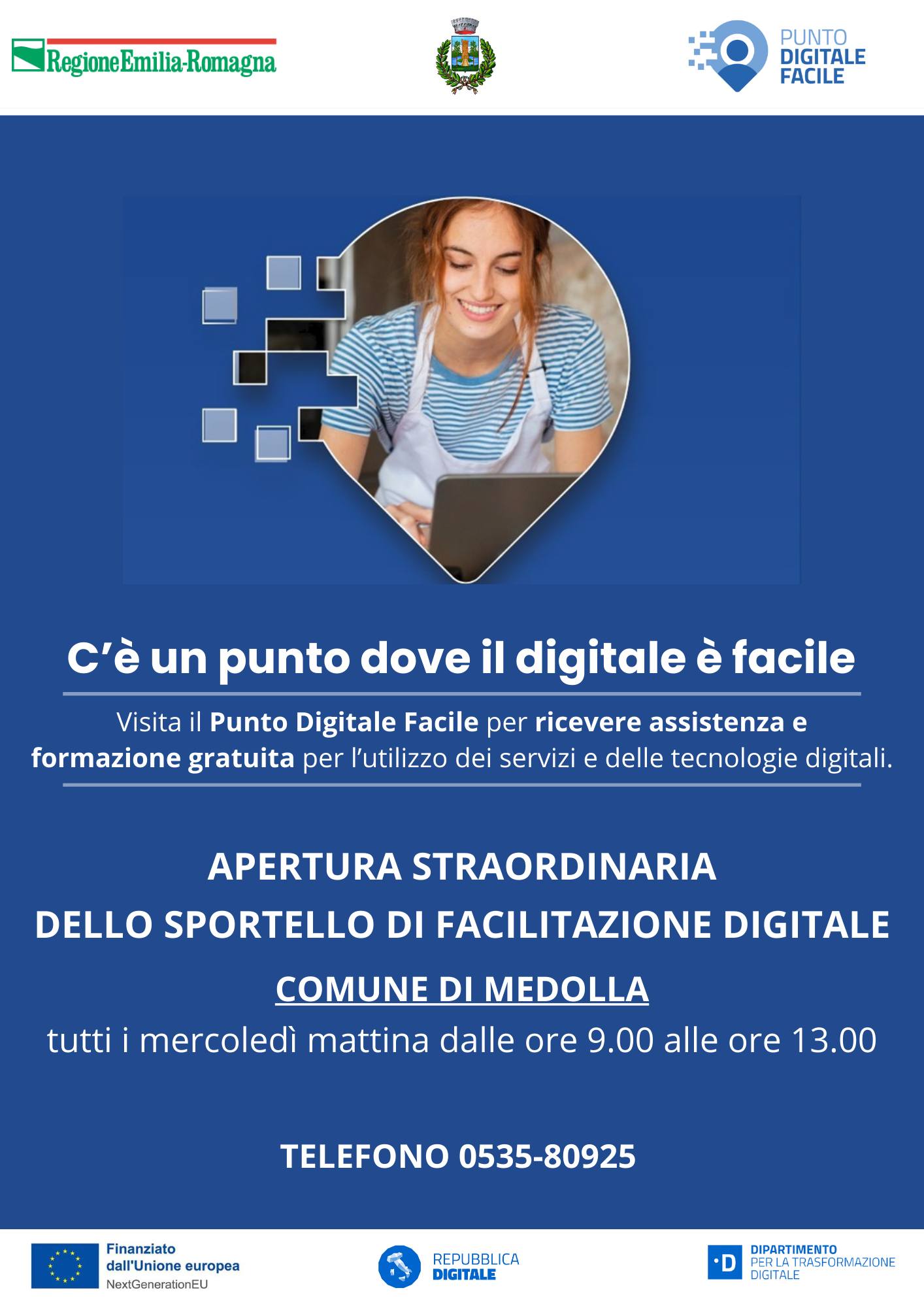 Unione Comuni Modenesi Area Nord, raddoppiano i punti di “facilitazione digitale”