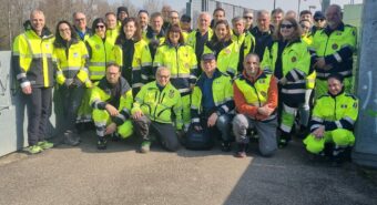 Bomporto, volontari e sindaca in visita alla Cassa di Espansione del Panaro con il Gruppo Comunale di Protezione Civile