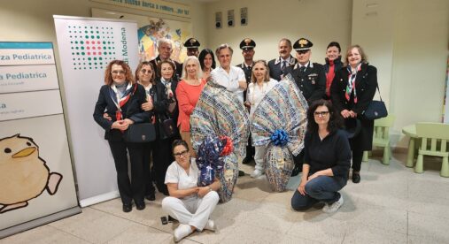 La solidarietà dell’Associazione Nazionale Carabinieri di Modena arriva in pediatria La solidarietà dell’Associazione Nazionale Carabinieri di Modena arriva in pediatria