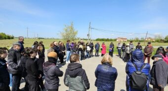 Carpi, la reduce Andra Bucci in visita al Campo di Fossoli e al Museo del Deportato insieme agli studenti