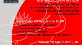 80° anniversario della Liberazione, le iniziative in programma a San Prospero