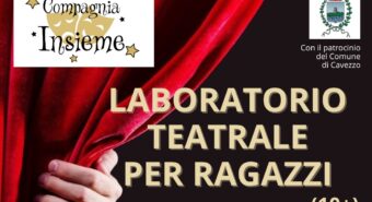 Cavezzo, riparte il laboratorio teatrale per ragazzi