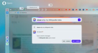 Opera integra l’IA per la gestione delle schede nel browser Opera One