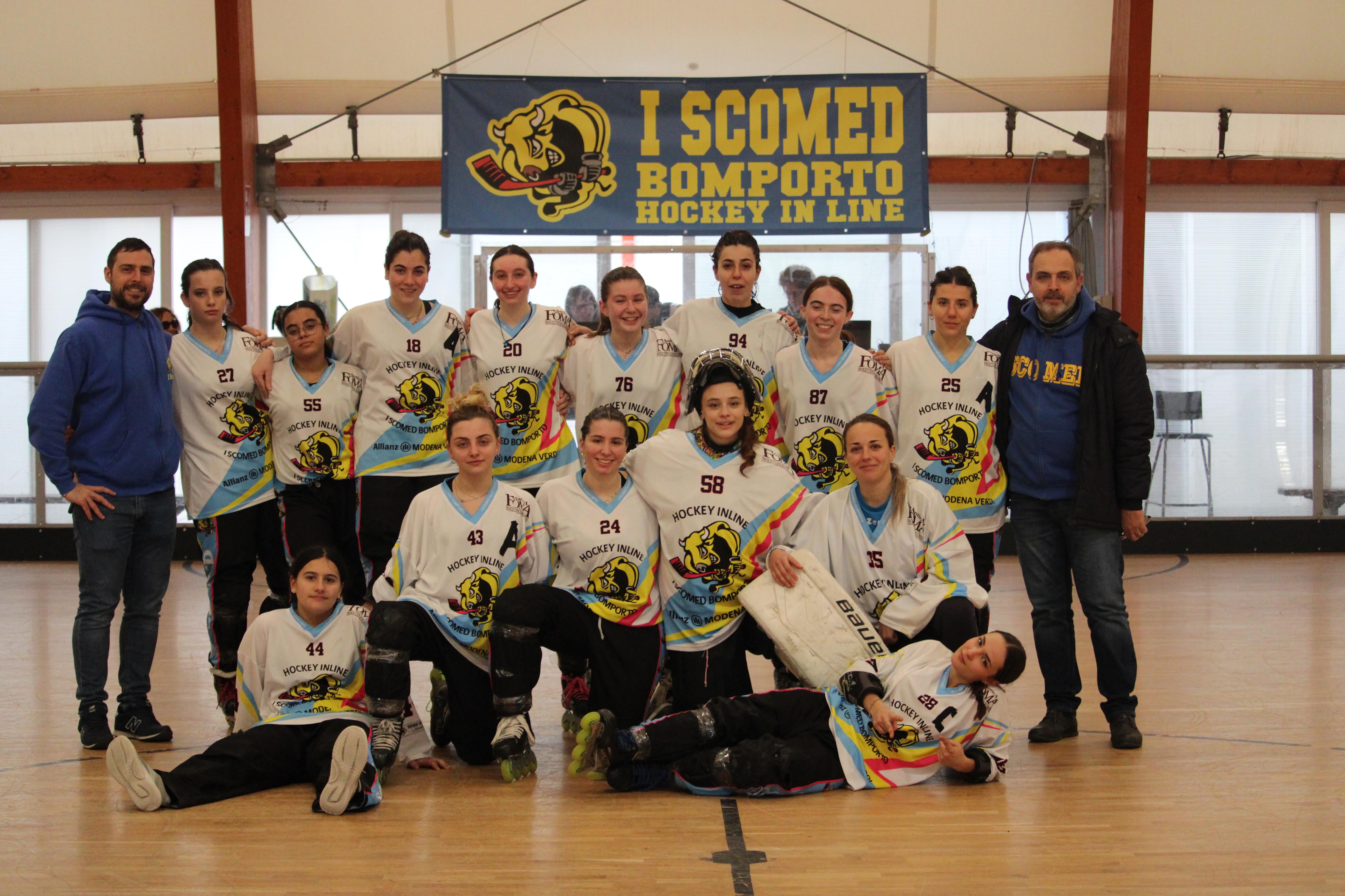 Weekend di fuoco per l’hockey in line: Scomed Bomporto protagonisti su tre fronti