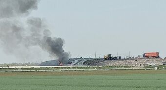 Incendio alla discarica di Finale Emilia, il sindaco Poletti: “Vogliamo capire cosa è successo”