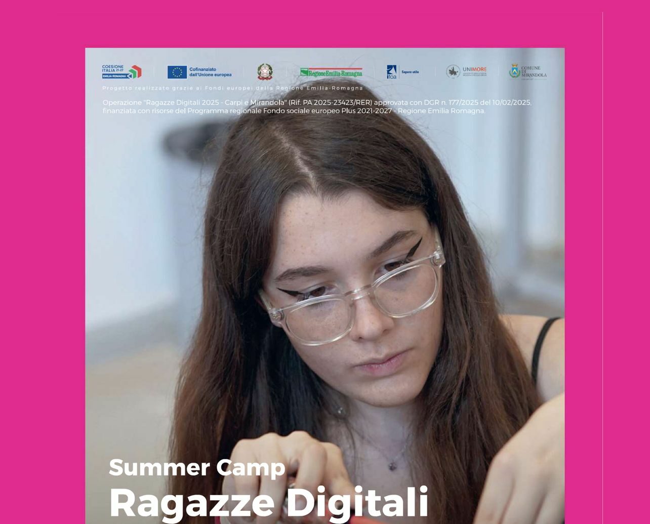 “Ragazze digitali”, Mirandola ospiterà il Summer Camp STEM al femminile