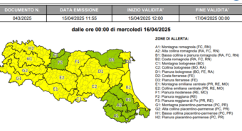 Criticità idraulica, nella Bassa modenese l’allerta gialla prosegue anche mercoledì 16 aprile
