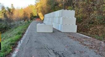Lavori di contenimento di un movimento franoso, la strada provinciale 27 chiude per una settimana
