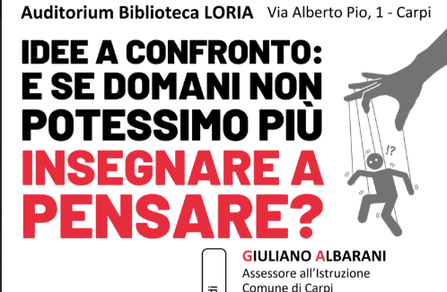 Carpi, mercoledì 2 aprile incontro sulla libertà d’insegnamento nella scuola