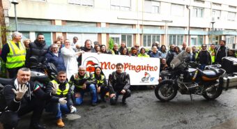 Con i rider di Moto Pinguino le uova di Pasqua al Policlinico giungono in sella a splendide motociclette