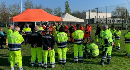 Bastiglia, esercitazione di Protezione Civile con l'utilizzo di droni sul Secchia Bastiglia, esercitazione di Protezione Civile con l'utilizzo di droni sul Secchia