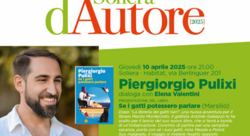 Piergiorgio Pulixi presenta il suo nuovo libro a Soliera Piergiorgio Pulixi presenta il suo nuovo libro a Soliera