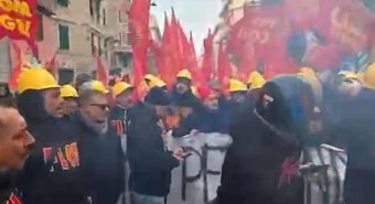 Ex Ilva, a Genova il corteo degli operai. Appello di Salis: “No alla violenza”