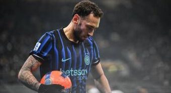Inter, infortunio per Calhanoglu: finale Coppa Italia a rischio, stagione finita?