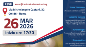 Energia, a Roma l’evento ‘Sostenibilità e competitività: due facce della stessa medaglia’