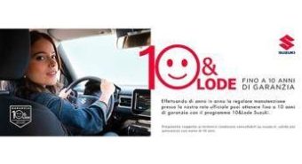 Suzuki allunga la fiducia: arriva la garanzia 10&LODE fino a 10 anni