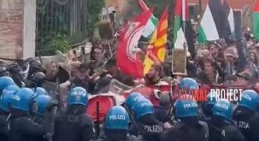 Biennale Arte, scontri tra polizia e pro Pal a Venezia. Serrata anti-Israele, chiusi 20 padiglioni