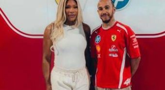 Gp Miami, Serena Williams nel box Ferrari con Hamilton e Leclerc: "Sono venuta a salutare i miei amici"
