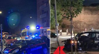 Inseguimento a Testaccio: auto in fuga si schianta su una rotonda. Fermato il conducente Inseguimento a Testaccio: auto in fuga si schianta su una rotonda. Fermato il conducente