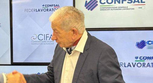 Lavoro, Margiotta (Confsal): "Contratto multimanifatturiero unifica tutele settori" Lavoro, Margiotta (Confsal): "Contratto multimanifatturiero unifica tutele settori"