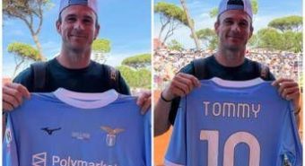 Lazio, maglia speciale per Paul: il regalo agli Internazionali