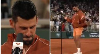 Roland Garros, Djokovic vince e... balla Roland Garros, Djokovic vince e... balla