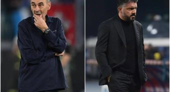 Serie A, iniziato domino allenatori: Sarri all'Atalanta, Gattuso alla Lazio